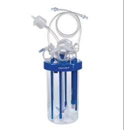 德國艾本德Eppendorf,BioBLU? 3c Single-Use Vessel,細(xì)胞培養(yǎng),大孔氣體分布器,2個(gè)斜葉攪拌槳,光學(xué)pH電極,無菌級,1件