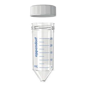 艾本德Eppendorf Conical Tubes 25 mL 帶螺旋蓋, 25 mL, 無菌、無熱原, 無RNase和DNase, 無DNA, 無色, 200 個 (8 包 × 25 個)